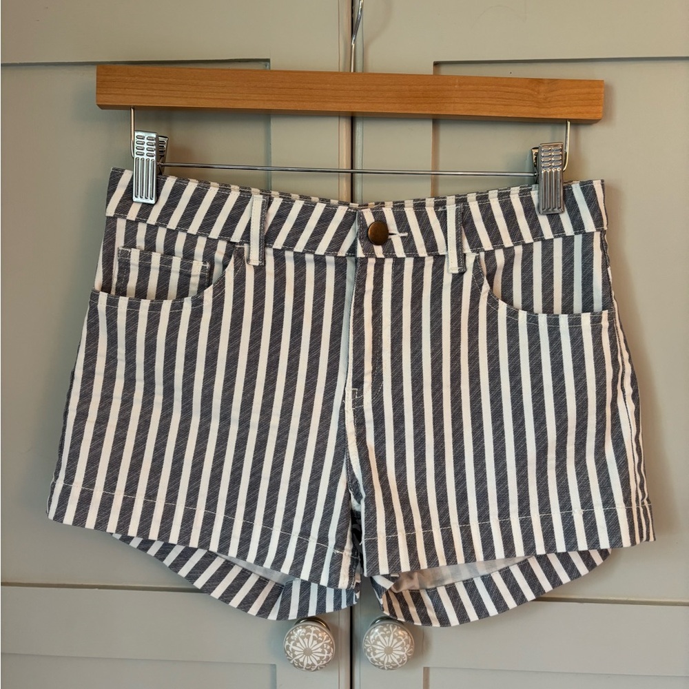 H&M Blue and White Shorts